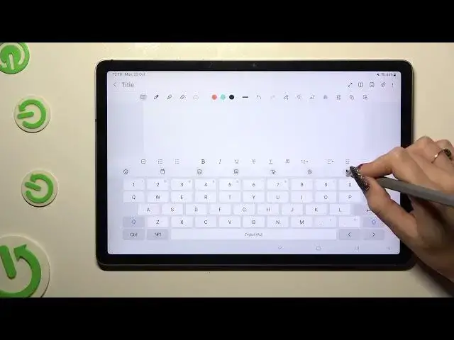 'Video thumbnail for How to Turn On and Use Voice Typing on SAMSUNG Galaxy Tab S9 FE'