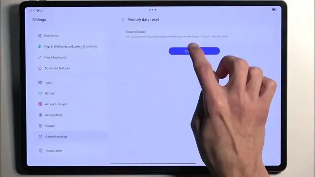 Video thumbnail for How to Factory Reset the LENOVO Tab Extreme via Settings - Hard Reset - Delete All Files & Data