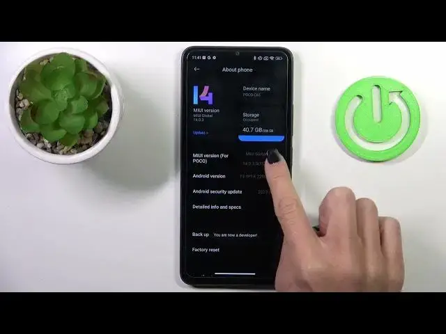 'Video thumbnail for How to Activate Developer Options on POCO C65?'