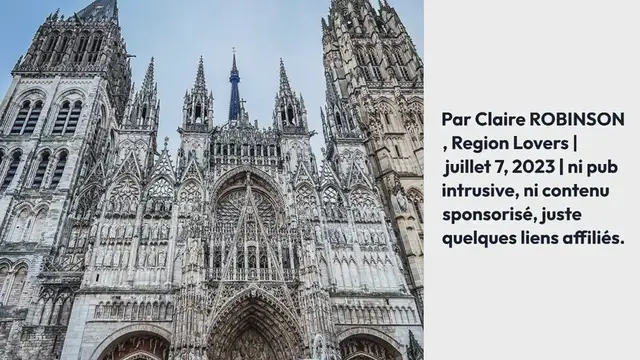Video thumbnail for Visiter la Cathédrale de Rouen (conseils + photos)