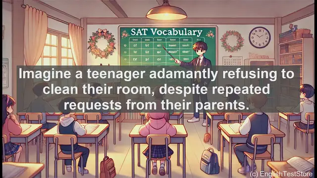 Video thumbnail for 5000 Must Know SAT Vocabulary - Contumacious: The Word for Stubborn Defiance