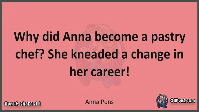 Video thumbnail for Anna - Jokes, Puns, Wordplays, and Laughter