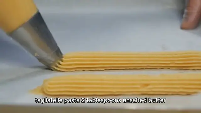 Video thumbnail for Tagliatelle with Mushroom Cream Sauce