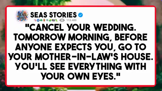 Video thumbnail for Cancel your wedding. Tomorrow morning