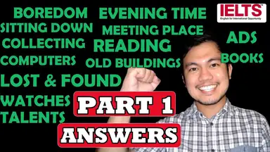 'Video thumbnail for PART 1 ANSWERS'