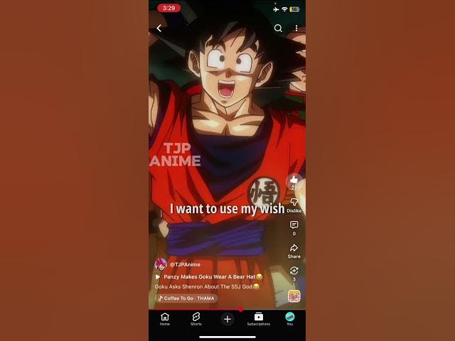 Video thumbnail for SSJ God #foryou #funny #dbz #youtubeshorts