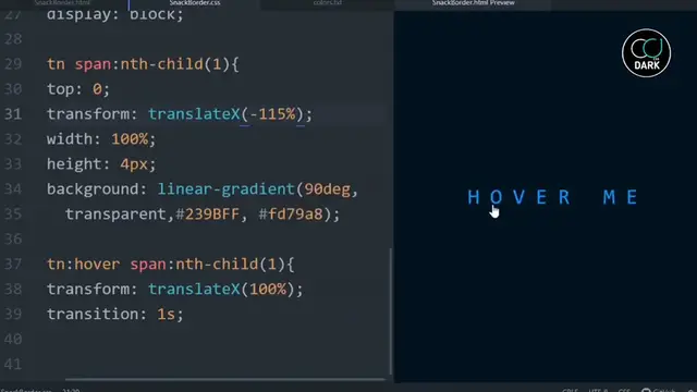 Video thumbnail for Snake Border Animation on Button with Html And CSS