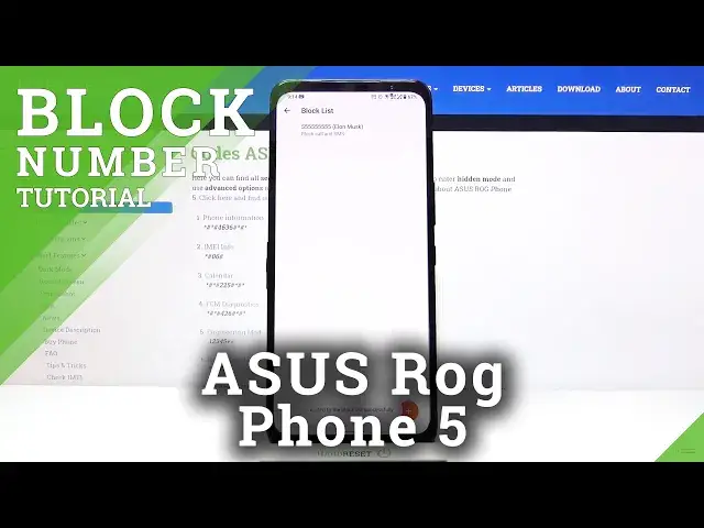 'Video thumbnail for How to Block Number on ASUS ROG Phone 5 – Contact Blacklist'