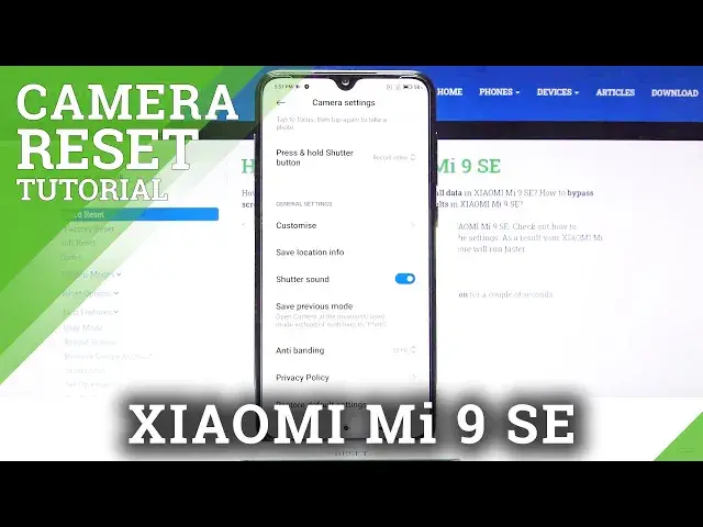 'Video thumbnail for How to Reset Camera Settings in XIAOMI Mi 9 SE – Restore Camera Settings'