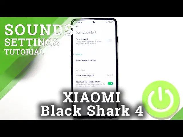 Video thumbnail for How to Find and Manage Sounds Settings on XIAOMI Black Shark 4 – Open Sounds Settings
