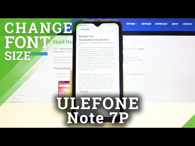 'Video thumbnail for How to Set Up the Font Size in ULEFONE Note 7P – Adjust Font Size'