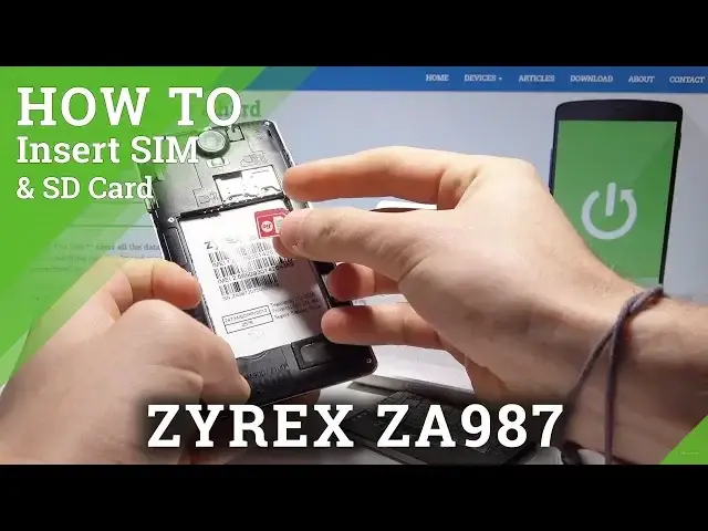 'Video thumbnail for How to Insert Micro SIM Card to ZYREX ZA987 - Input Micro SD'