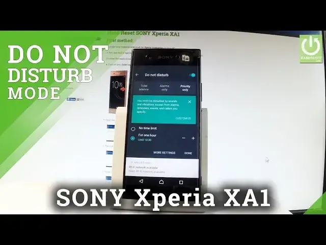 'Video thumbnail for Do Not Distrub Mode in SONY Xperia XA1 - Enable / Use Do Not Distrub'