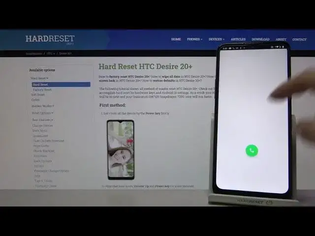 'Video thumbnail for HTC Desire 20+ Incoming Call'