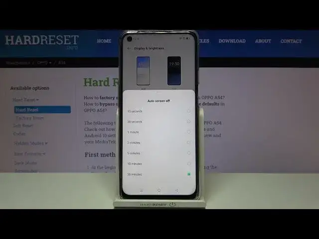 'Video thumbnail for How to Change Screen Timeout in OPPO A54 – Adjust Screen Timeout'