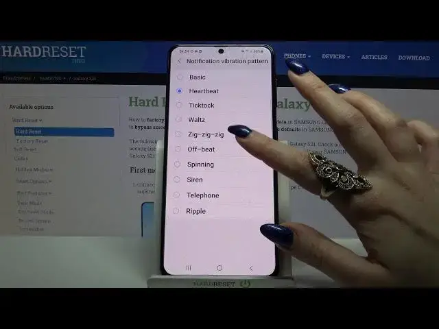 'Video thumbnail for How to Change Vibration Pattern in SAMSUNG Galaxy S21 – Find Vibration Options'