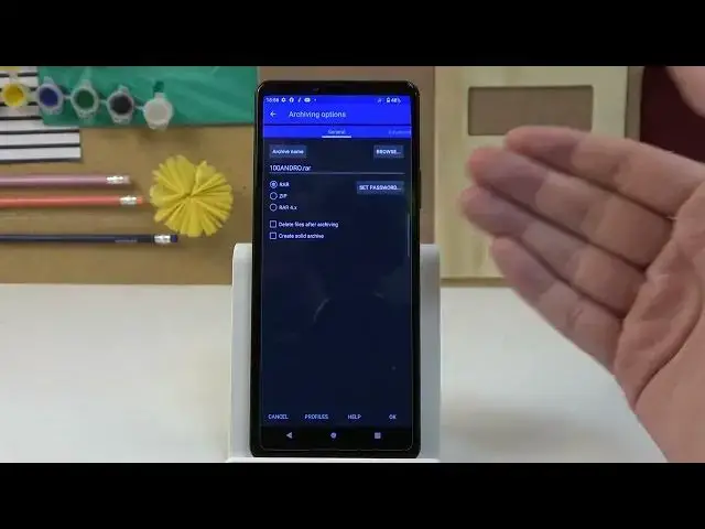 Video thumbnail for How To Pack Files into Rar & Zip Archives on Sony Xperia 10 IV - RAR app