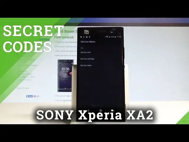 'Video thumbnail for Secret Codes SONY Xperia XA2 - Hidden Mode / Tricks & Tips |HardReset.Info'