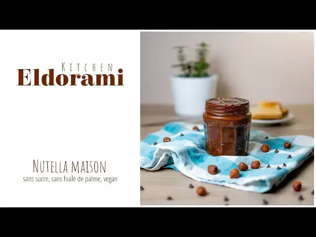 'Video thumbnail for Comment faire du Nutella maison | Pâte à tartiner maison vegan, sans sucre et sans huile de palme'
