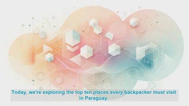 Video thumbnail for Top Ten Backpacking Destinations in Paraguay