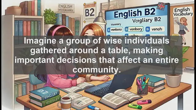 Video thumbnail for 1500 Must Know CEFR B2 Vocabulary - Understanding 'Council': A Key Term in Governance and Organization