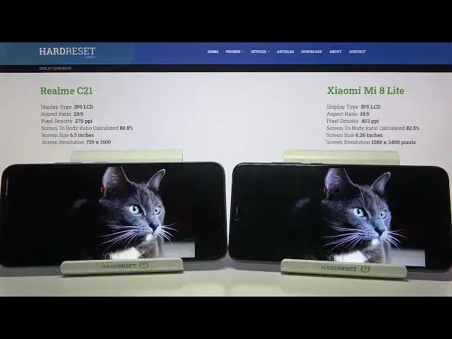 Video thumbnail for Display Quality Checkup REALME C21 vs XIAOMI Mi 8 Lite