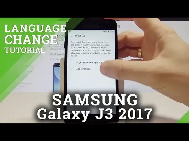 'Video thumbnail for Change Language SAMSUNG Galaxy J3 2017 - How to Select Android Language'