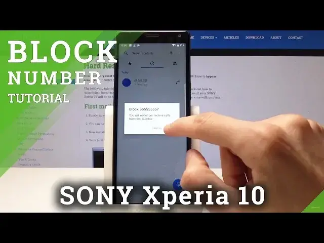 'Video thumbnail for How to Block Number on SONY Xperia 10 - Blacklist / Block Contact'