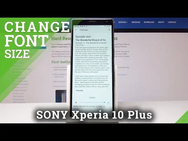 'Video thumbnail for How to Change Font Size on Sony Xperia 10 Plus – Set Up Font Style'