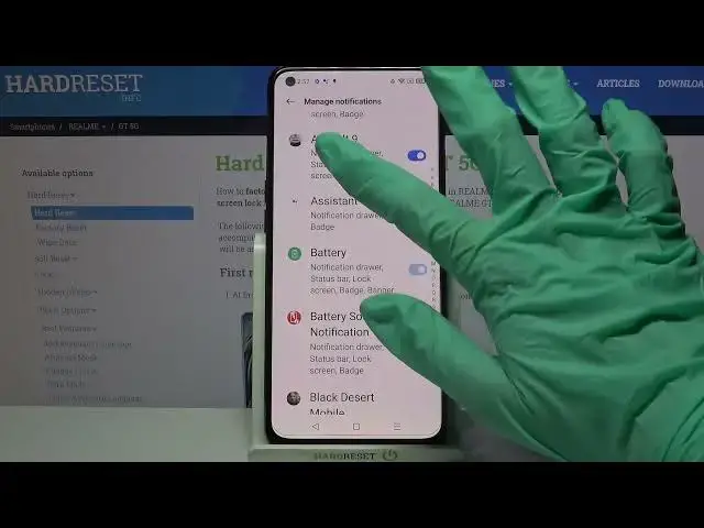 Video thumbnail for How to Manage Apps Notifications in Realme GT 5G - Block Notifications