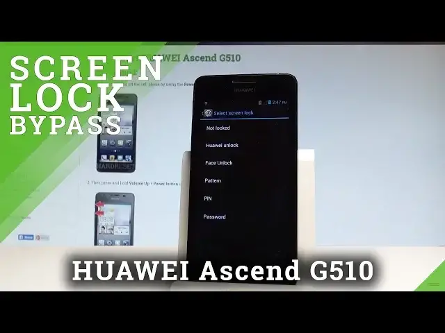 Video thumbnail for How to Add Screen Lock in HUAWEI Ascend G510 - Set Up Pattern |HardReset.Info
