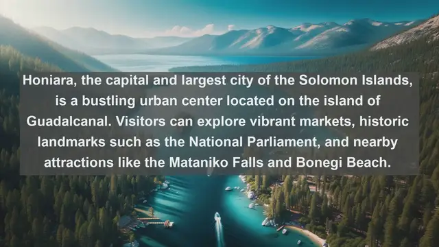 Video thumbnail for Exploring the Largest Cities of the Solomon Islands: A Journey Through Urban Diversity