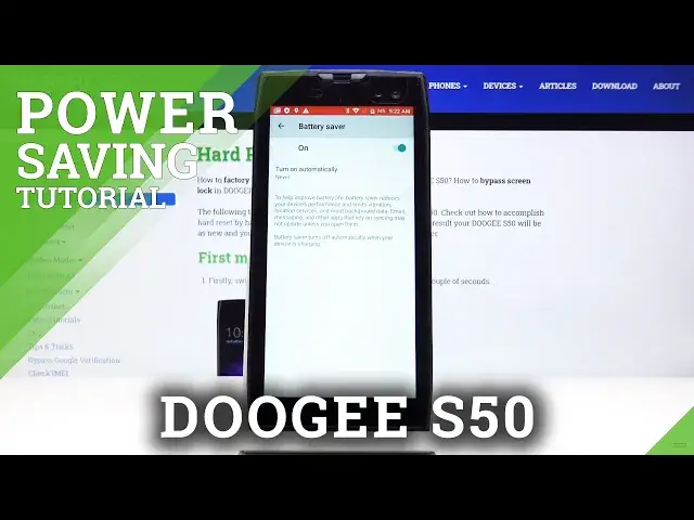 Video thumbnail for How to Enable Power Saving Mode in DOOGEE S50 – Extend Battery Life