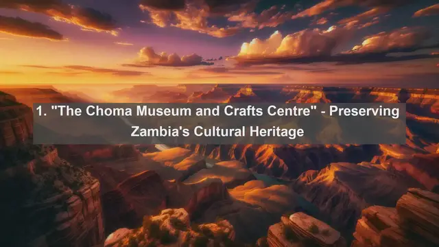 Video thumbnail for Exploring Zimbabwe's Artistic Heritage: Top 10 Masterpieces Unveiled