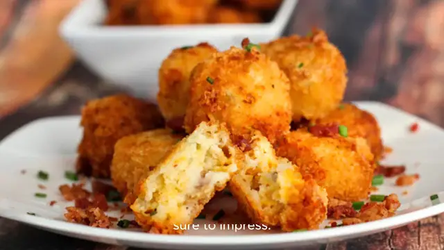 Video thumbnail for Loaded Mashed Potato Bites