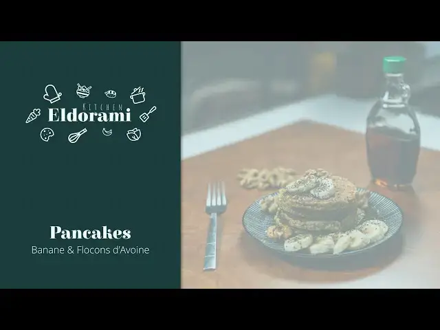'Video thumbnail for Recette de Pancakes à la Banane et aux Flocons d'Avoine | Petit Déjeuner Sain et Savoureux'