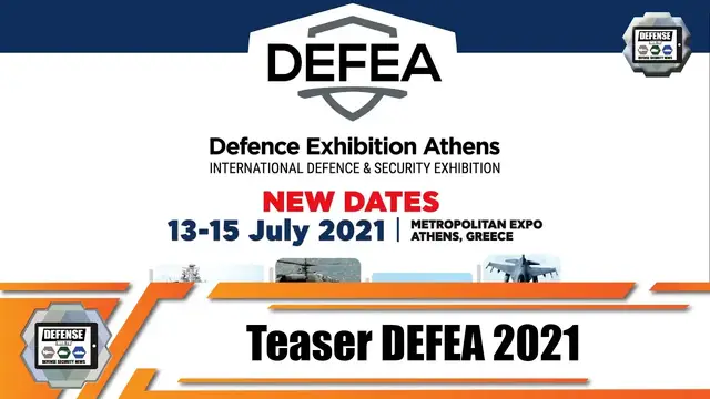 'Video thumbnail for DEFEA 2021 Teaser International Defense & Security Exhibition Athens Greece'