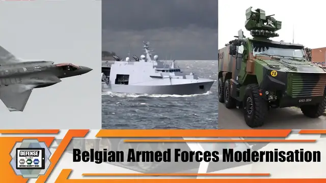 'Video thumbnail for Belgian Armed Forces Modernisation programs Air Navy and Land by Didier Reynders Belgium'