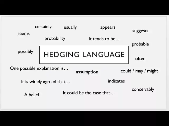'Video thumbnail for Hedging Language - Academic Writing'
