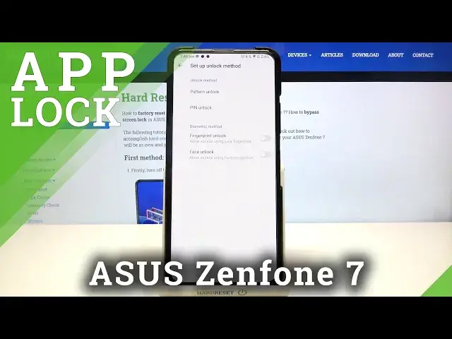 'Video thumbnail for How to Set Up App Lock on ASUS Zenfone 7 – Add Apps Password Protection'