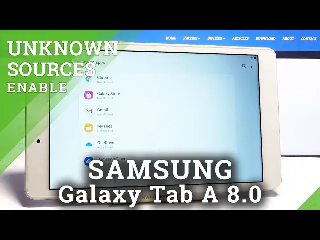'Video thumbnail for How to Enable Unknown Sources in SAMSUNG Galaxy Tab A 8.0 – App Installation'