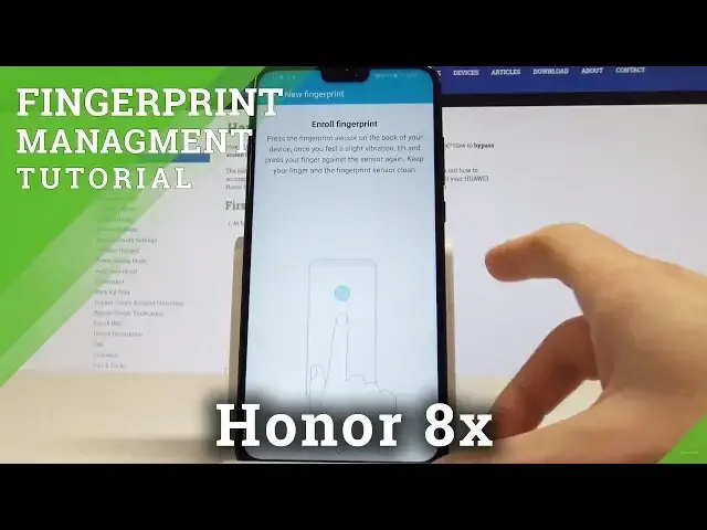 'Video thumbnail for How to Setup Fingerprint Scanner in Honor 8x - Add Fingerprint'