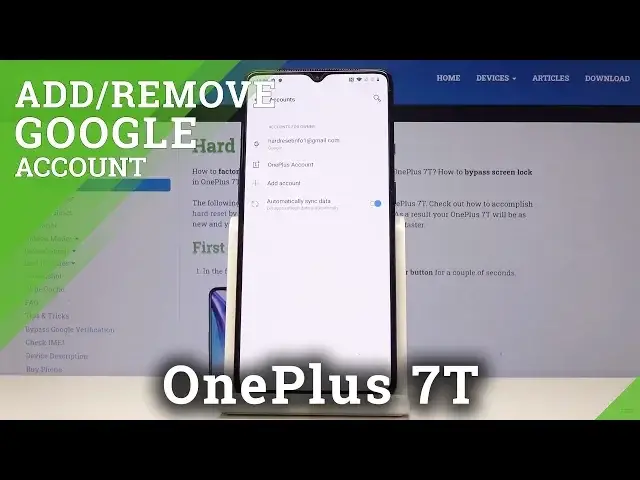 'Video thumbnail for How to Add & Delete the Google Account on OnePlus 7T - Manage Google Accounts'