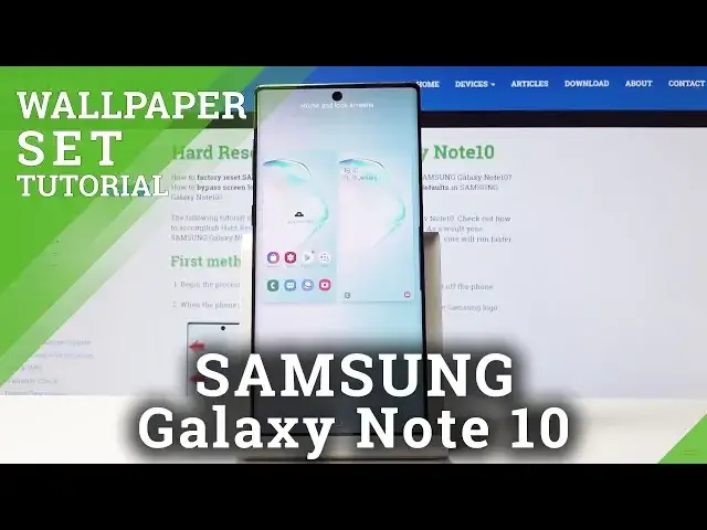 Video thumbnail for How to Change Wallpaper in SAMSUNG Galaxy Note 10 - Update Desktop