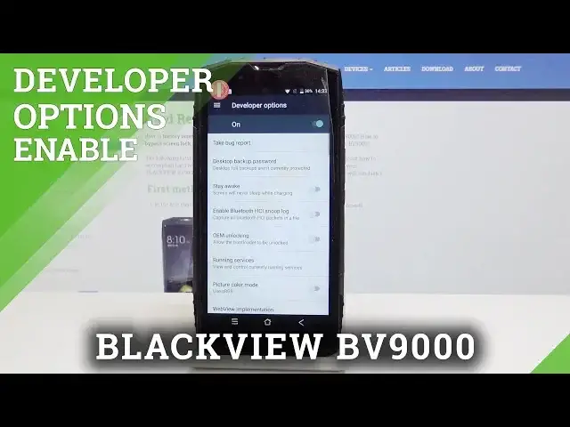 Video thumbnail for Developer Option in BLACKVIEW BV9000 - Unlock OEM / USB Debugging