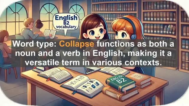 Video thumbnail for 1500 Must Know CEFR B2 Vocabulary - Understanding 'Collapse': A Powerful Word for Sudden Failure