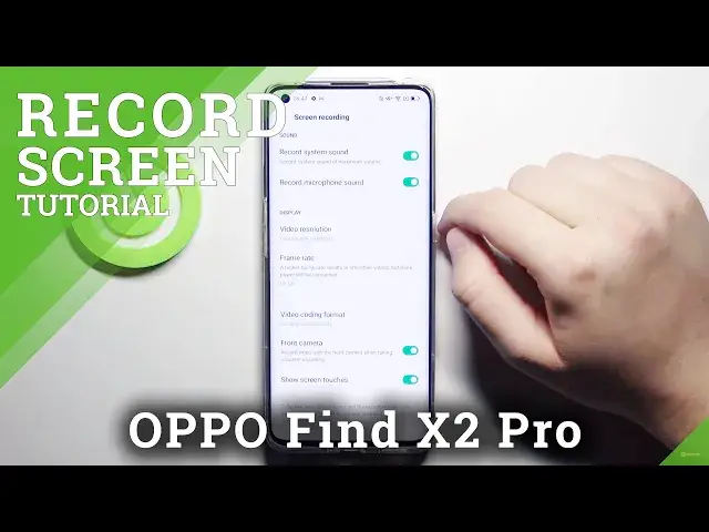 'Video thumbnail for How to Change Video Quality of Screen Recorder in OPPO Find X2 Pro– Screen Recorder Settings'