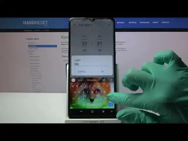 'Video thumbnail for Personalize and Customize Alarm Clock - ALCATEL 1S 2021'