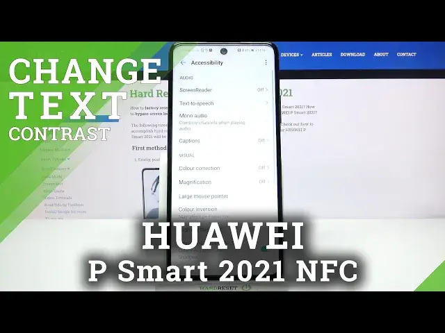 Video thumbnail for How to Switch On High Contrast Text in Huawei P Smart 2021 NFC?