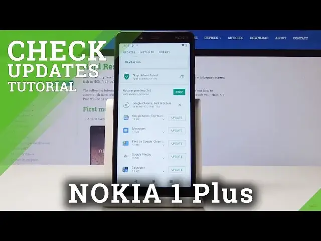 'Video thumbnail for How to Check Appd Update in NOKIA 1 Plus - Update NOKIA Apps'